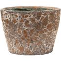 Lava Relic Rust metal bloempot binnen 19x19x13 cm