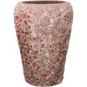 Lava Relic pink coppa bloempot 50x68 cm