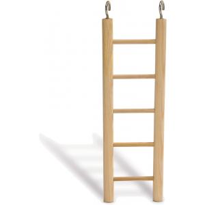 Houten vogelladder 28 cm met 6 treden Houten vogelladder 28 cm met 6 treden