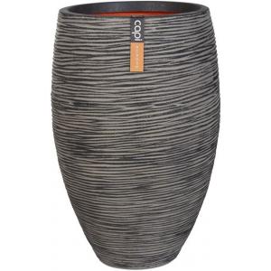 Capi Nature Rib NL vase luxe 45x72cm bloempot antraciet