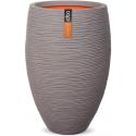 Capi Nature Rib NL vase luxe 45x72cm bloempot grijs