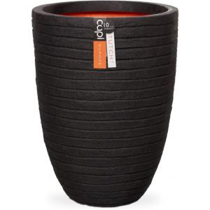 Capi Nature Row NL vase laag 44x56cm bloempot zwart