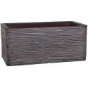 Capi Nature Rib NL 73x39x32cm rechthoekige plantenbak antraciet