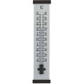 Buitenthermometer aluminium zwart 25 cm