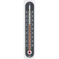 Buitenthermometer kunststof wit/antraciet 20 cm