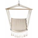 Hangmatstoel Macrame beige