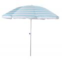 Strandparasol Libra streepmotief blauw