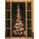 Fairybell kerstboom deurverlichting 210 cm 60 led warmwit