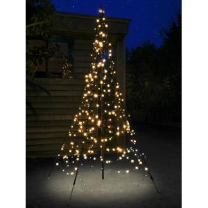 Fairybell licht kerstboom 200 cm 300 led warmwit met mast