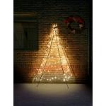 Fairybell muurkerstboom halfrond 200 cm 180 led warmwit