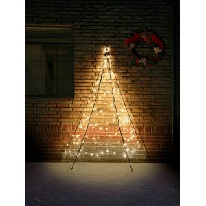 Fairybell muurkerstboom halfrond 200 cm 180 led warmwit