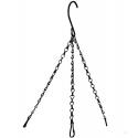 Ketting voor hanging basket zwart gecoat Ø 40 cm