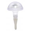 Led solarlamp assisi paddestoel wit