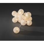 LED cotton balls lichtsnoer wit 6cm