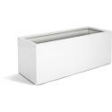 Argento plantenbak Box M glanzend wit