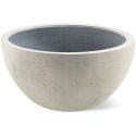 Grigio plantenbak Low Egg pot M antiek wit betonlook