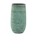 Hoge pot evi antiq bronze bloempot binnen 27 cm