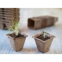 Nature Bio 100% houtvezel kweekpotjes 5 x 4 x 4 cm 72 stuks