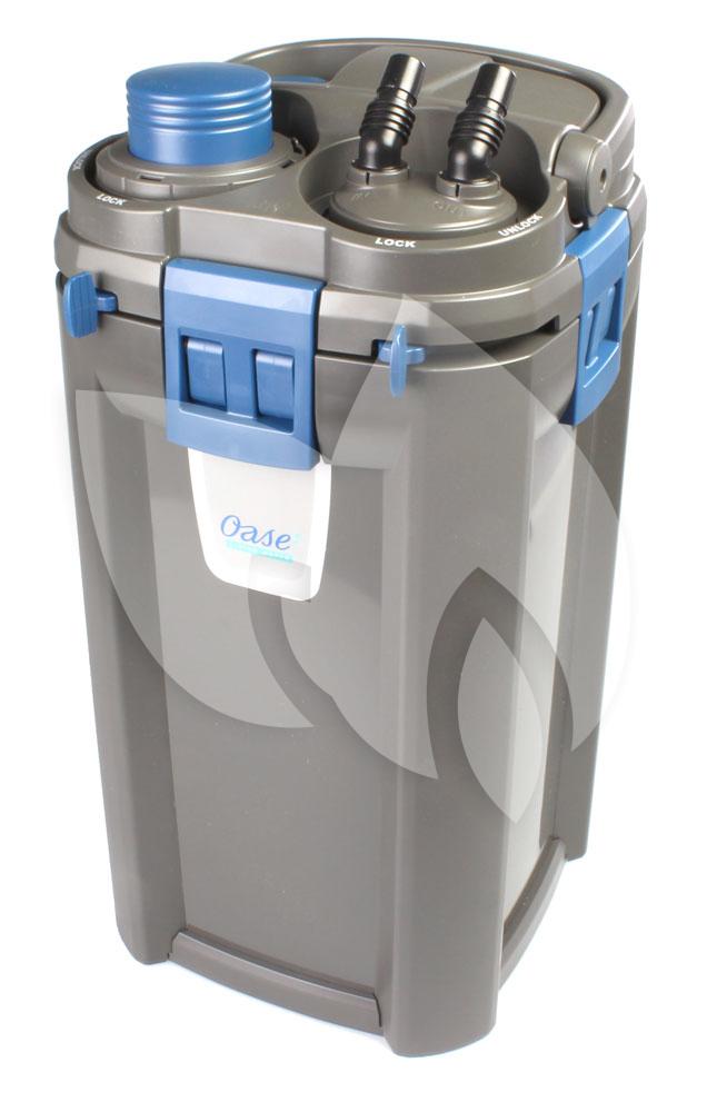 FEDOUR 450L/H Aquarium Außenfilter, 5W Einstellbarer Aquarium Kanisterfilter, Aquarien Außenfilter mit Filtermaterial für 35-120LL Aquarium (600L/H