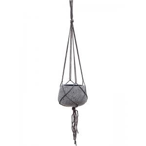 Stone Eco-line hangpot 20x15 cm grijs