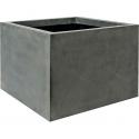 Pottery Pots Jumbo 140x140x90 cm grijs vierkante plantenbak