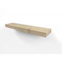 Zwevende wandplank eiken recht 20 x 15 cm