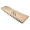 Zwevende wandplank eiken recht 60 x 15 cm