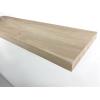 Zwevende wandplank eiken recht 100 x 25 cm