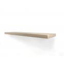 Zwevende wandplank eiken recht 60 x 25 cm