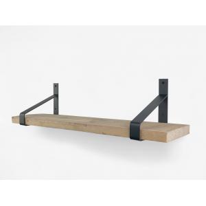 Steigerhout wandplank gebruikt 100 x 20 cm inclusief plankdragers
