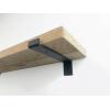 Steigerhout wandplank gebruikt 100 x 20 cm met industriele plankdragers