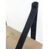 Steigerhout wandplank gebruikt 110 x 20 cm inclusief leren riemen zwart