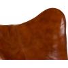 Express Buffalo Vlinderstoel bruin 75x75x87 cm