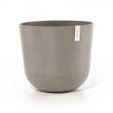 Ecopots Oslo kunststof bloempot Taupe - Ø 52,5 cm