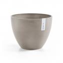 Ecopots Antwerp kunststof bloempot Taupe - Ø 48 cm