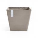 Ecopots Rotterdam kunststof bloempot Taupe - Ø 37,5 cm