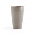 Ecopots Sankara High kunststof bloempot Taupe - Ø 42,5 cm