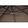 Taurus Zweefparasol taupe 350 cm ronde parasol