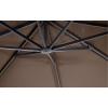 Taurus Zweefparasol taupe 400x300 cm rechthoekige parasol