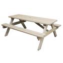 Vurenhouten picknicktafel