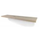 Rustiek eiken zwevende wandplank 25mm massief recht 50 x 14 cm