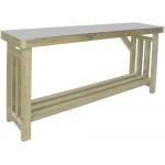 Express oppottafel met zinken blad 180x50x80 cm