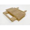 Express teak houten bijzettafel Lampung vierkant inklapbaar 50x50cm