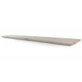 Eiken zwevende wandplank met verjongde kant 60 x 20 cm