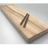 Zwevende suar wandplank 80 x 25 cm