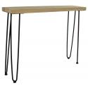 Sidetable Lund 100 x 25 x 75 cm massief eiken