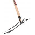 Tuinhark gesmeed staal 40 cm met houten steel 160 cm