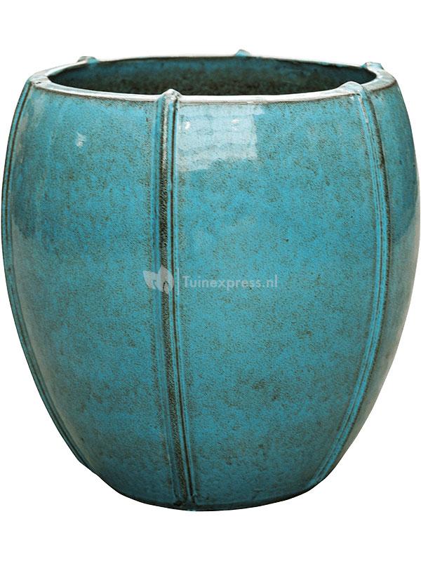bestrating Tijd Orthodox Ter Steege Moda pot bloempot 43x43x43 cm blauw | Tuinexpress.be