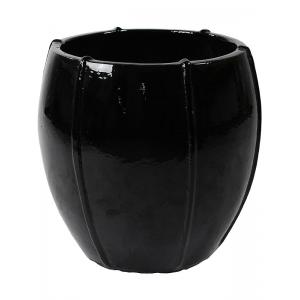 Moda pot bloempot 43x43x43 cm zwart