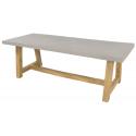 Tuintafel Judy met betonlook blad 250x100x77 cm